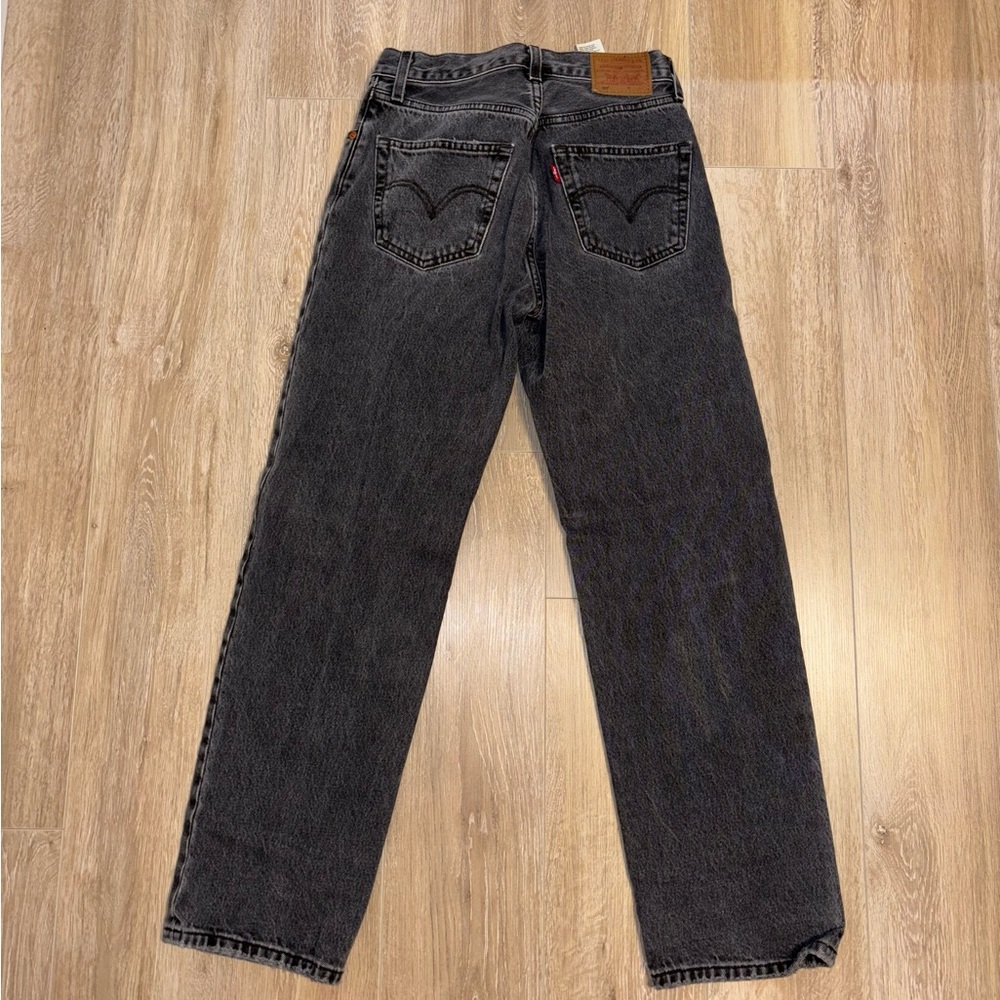 Levi's Original Cropped 501 Straight Leg Jeans